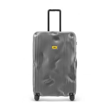 Crash Baggage valiză STRIPE Large Size culoarea gri