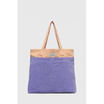 Billabong geanta de bumbac culoarea violet