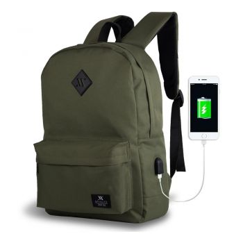Rucsac cu port USB My Valice SPECTA Smart Bag, verde ieftin