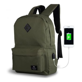 Rucsac cu port USB My Valice SPECTA Smart Bag, verde