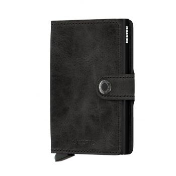 Secrid portofel de piele MV.Black-Black