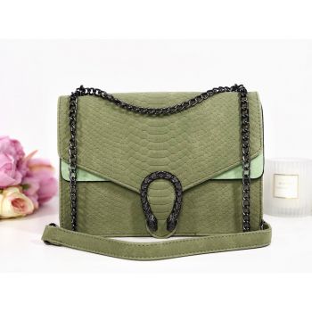 Geantă pastel green piele eco Liana