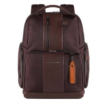 BRIEF COMPUTER BACKPACK WITH ANTI-THEFT CABLE