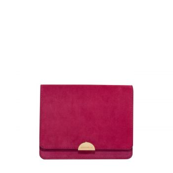 SUEDE AND LEATHER POCHETTE ieftina