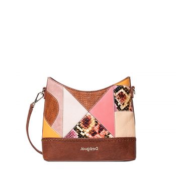 GEOMETRIC PUZZLE PATCH BAG