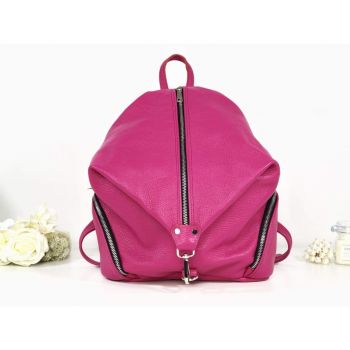 Rucsac fuchsia piele naturală Peyton