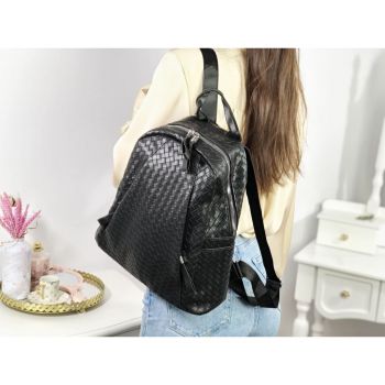 Rucsac negru piele eco Siggy