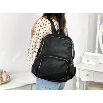 Rucsac negru piele eco Hugo