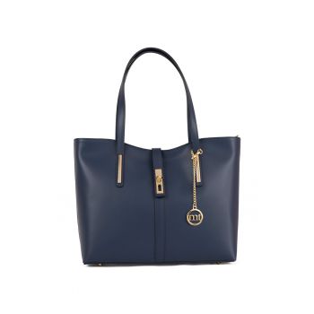 Geanta din piele cu bareta de umar Combo