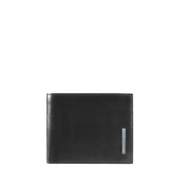 BLUE SQUARE WALLET WITH COIN CASE