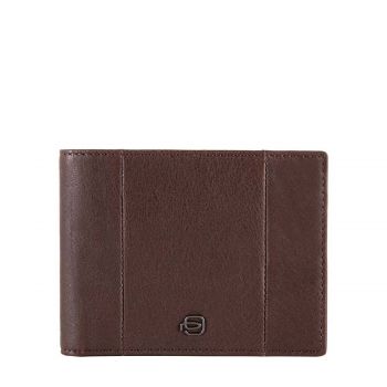 BRIEF WALLET WITH COIN AND CREDIT CARD SLOTS