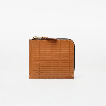 Comme des Garçons Brick Line Beig Wallet Brown