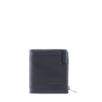 Falstaff compact wallet with side money zipped
