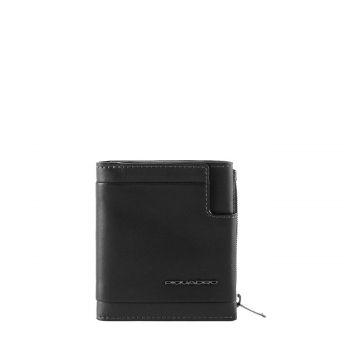 Falstaff compact wallet with side money zipped