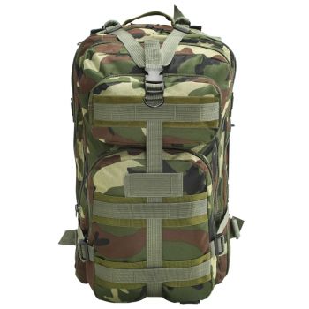vidaXL Rucsac în stil militar, 50 L, model camuflaj