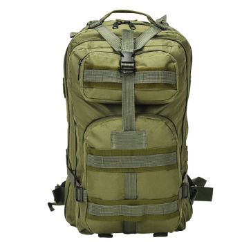 vidaXL Rucsac în stil militar, 50 L, verde măsliniu