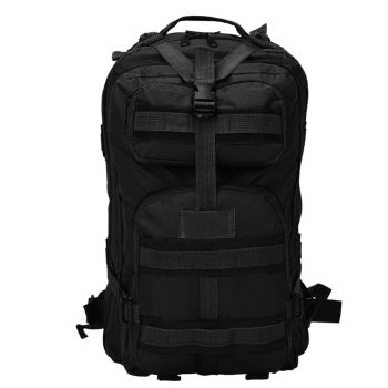 vidaXL Rucsac în stil militar, 50L, negru