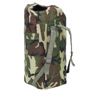 vidaXL Rucsac în stil militar, 85 L, camuflaj