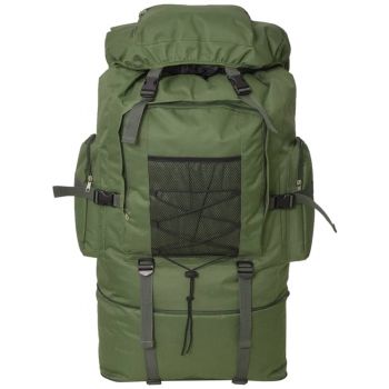 vidaXL Rucsac în stil militar, XXL, 100 L, verde