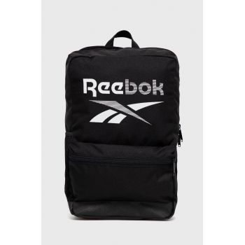 Reebok Rucsac GP0181 culoarea negru, mare, cu imprimeu