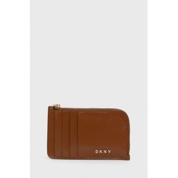 Dkny portofel femei, culoarea maro