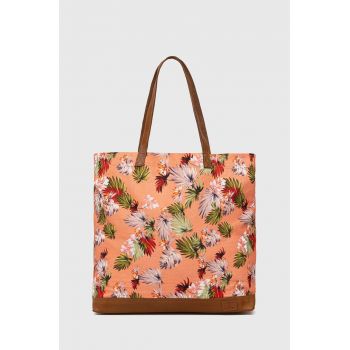 Superdry Poșetă culoarea roz Superdry Poșetă culoarea roz