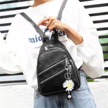 Mini rucsac negru piele eco Dya