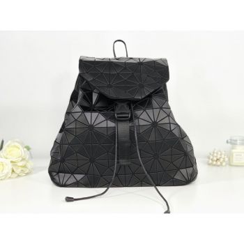 Rucsac negru geometric piele eco Selodin