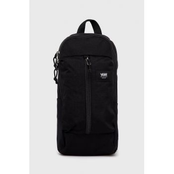 Vans Rucsac bărbați, culoarea negru, mic, material neted