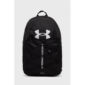 Under Armour rucsac Hustle culoarea negru, mare, modelator, 1364181 de firma original