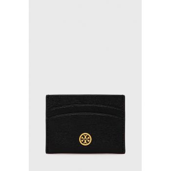 Tory Burch Portofel de piele femei, culoarea negru