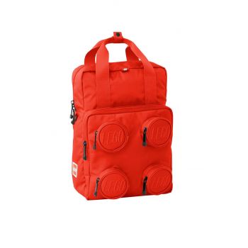 Lego Ghiozdan copii culoarea rosu, mare, material neted