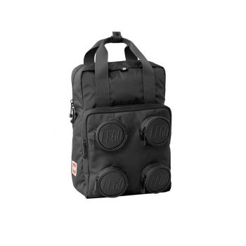 Lego Ghiozdan copii culoarea negru, mare, material neted