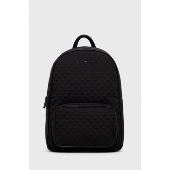 Emporio Armani Rucsac bărbați, culoarea negru, mare, modelator