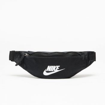 Nike Heritage Waistpack Black/ Black/ White la reducere