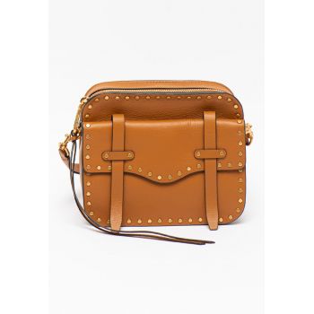 Geanta crossbody de piele cu tinte Nanine