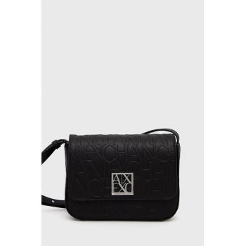 Armani Exchange Poșetă culoarea negru