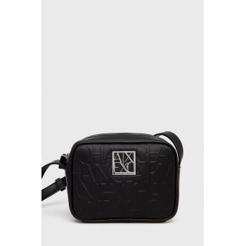 Armani Exchange poseta culoarea negru de firma originala
