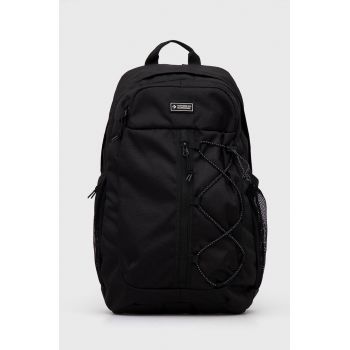 Converse Rucsac culoarea negru, mare, material neted