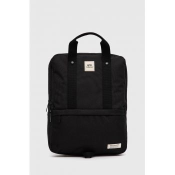 Lefrik Rucsac culoarea negru, mare, material neted