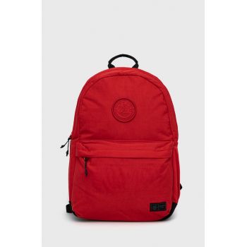 Superdry Rucsac bărbați, culoarea rosu, mare, material neted