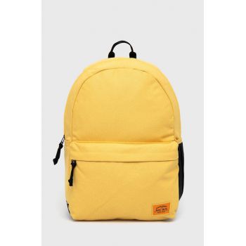 Superdry Rucsac bărbați, culoarea galben, mare, material neted