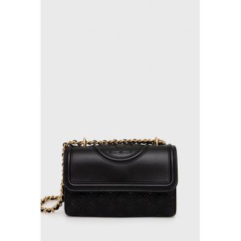 Tory Burch Poșetă de piele culoarea negru