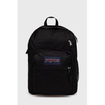 Jansport rucsac culoarea negru, mare, cu imprimeu