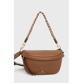 MICHAEL Michael Kors poseta de piele culoarea maro
