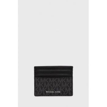 Michael Kors carcasa cardului barbati, culoarea negru