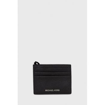 Michael Kors carcasa din piele barbati, culoarea negru