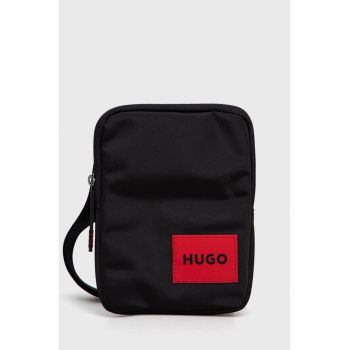 HUGO borseta culoarea negru