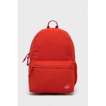 Superdry rucsac femei, culoarea rosu, mare, neted