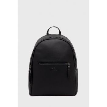 Armani Exchange rucsac barbati, culoarea negru, mare, neted